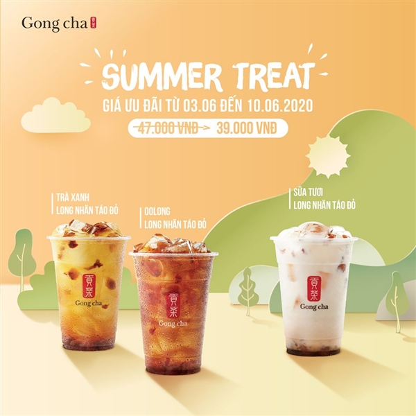 Summer Treat - Giá Ưu Đãi Từ 47K Chỉ Còn 39K - Gigamall